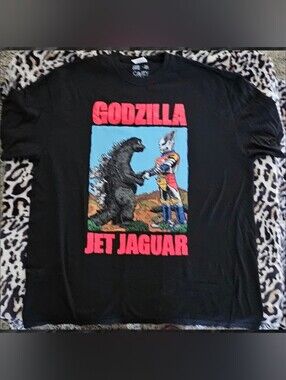 Godzilla Jet Jaguar Handshake Shirt XXL Excellent Condition